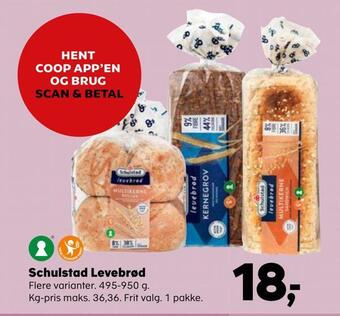 Kvickly Schulstad levebrød tilbud