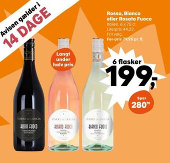 SuperBrugsen Rosso, bianco eller rosato fuoco tilbud