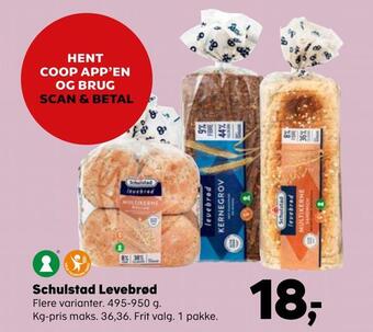 SuperBrugsen Schulstad levebrød tilbud