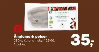 SuperBrugsen Änglamark pølser tilbud