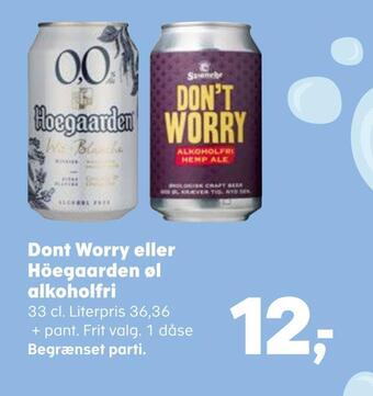 SuperBrugsen Dont worry eller höegaarden øl alkoholfri tilbud
