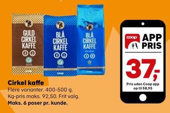 SuperBrugsen Cirkel kaffe tilbud