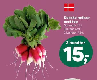 SuperBrugsen Danske radiser med top tilbud