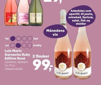 SuperBrugsen Luis marin garnacha ruby edition rosé tilbud