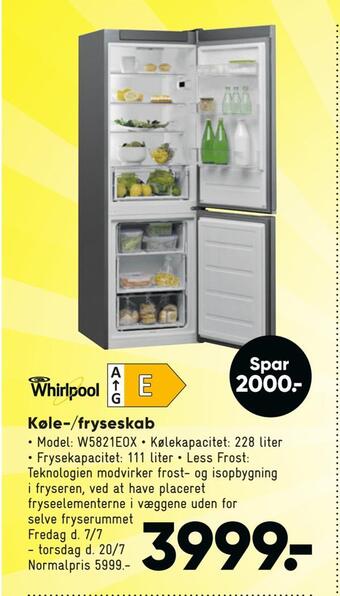 Bilka Køle-/fryseskab tilbud