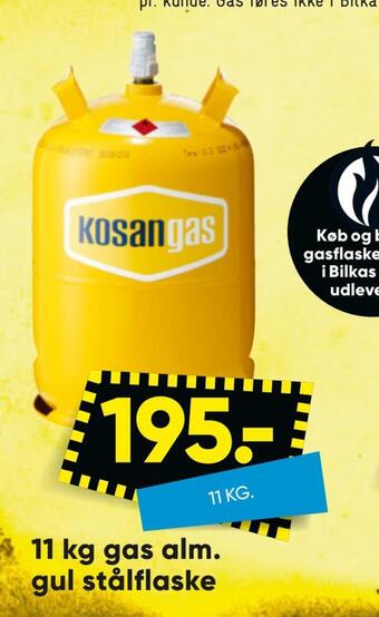 Bilka Flaskegas - ombytning tilbud