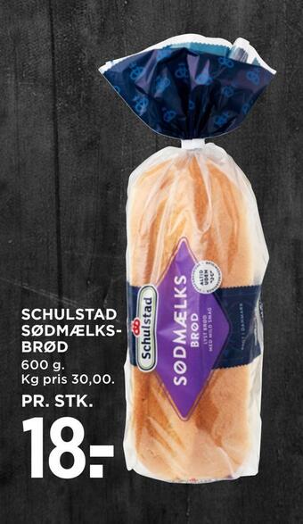 MENY Schulstad sødmælksbrød tilbud