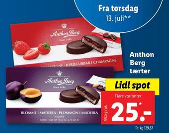 Anthon berg tærter