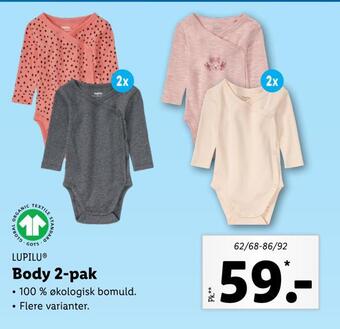 Lidl Body 2-pak tilbud