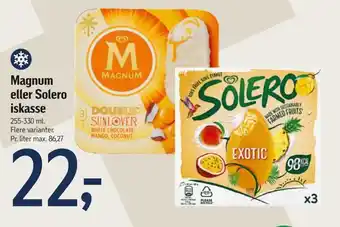Føtex Magnum eller solero iskasse tilbud