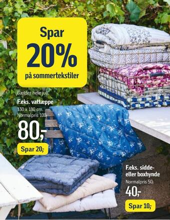 Føtex Vattæppe tilbud