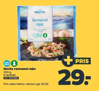 Netto Navito vannamei rejer tilbud