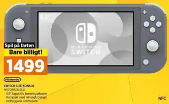 Power Nintendo Switch Konsol NSCONSOLELG tilbud