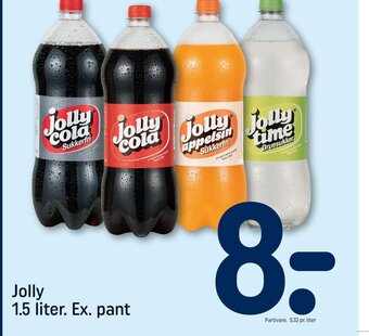 REMA 1000 Jolly 1.5 liter. Ex. pant tilbud