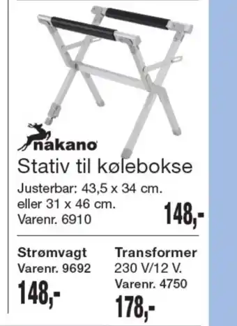 Harald Nyborg Nakano stativ tilbud