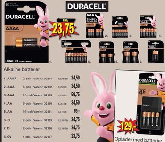Harald Nyborg Duracell batterier tilbud