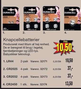 Harald Nyborg Duracell batterier tilbud