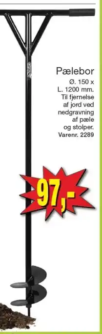 Harald Nyborg Adano pælebor tilbud