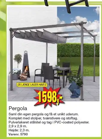 Harald Nyborg Ukendt pergola tilbud