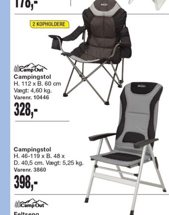 Harald Nyborg Camp out campingstol tilbud