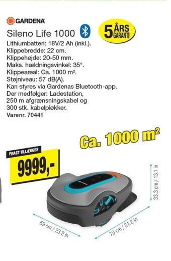Gardena robotplæneklipper