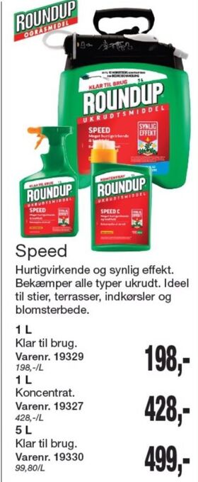 Harald Nyborg Roundup ukrudtsmiddel tilbud
