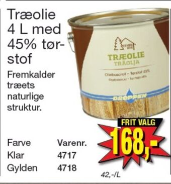 Harald Nyborg Droppen træolie tilbud