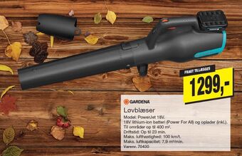 Harald Nyborg Gardena løvblæser tilbud