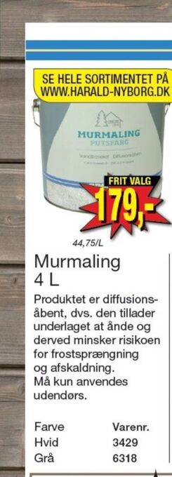 Harald Nyborg Droppen maling tilbud