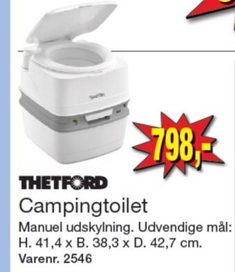 Harald Nyborg Thetford campingtoilet tilbud