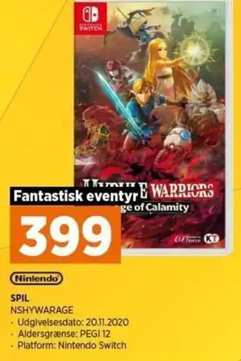 Power Nintendo Spil NSHYWARAGE tilbud