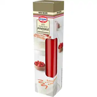 Dr oetker | dr. oetker rød pyntegelé | kolonial > mel, bagning & dessert