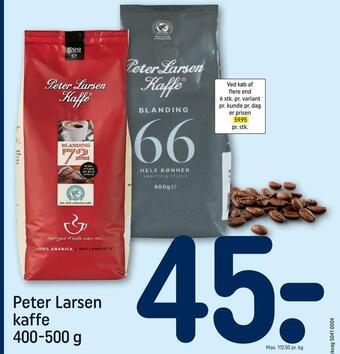 REMA 1000 Peter larsen kaffe tilbud