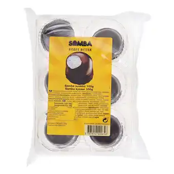 Motatos Samba | 2 x samba flødeboller 6stk 100g | slik & snacks > chokolade,brød, kiks & kager > boller, kiks & kager tilbud