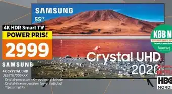 Samsung 4K Crystal UHD UE55TU7005KXX