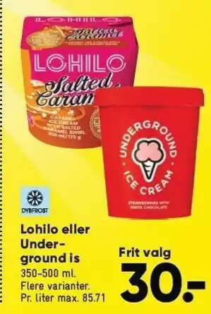 Bilka Lohilo el. underground is tilbud