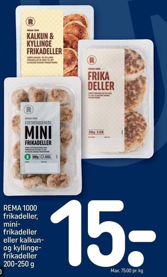 REMA 1000 Rema 1000 frikadeller tilbud