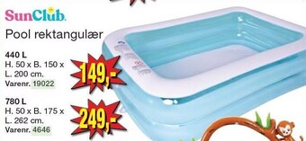 Harald Nyborg Pool rektangulær tilbud