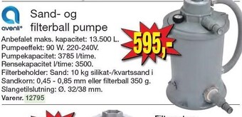 Harald Nyborg Sand- og filterball pumpe tilbud
