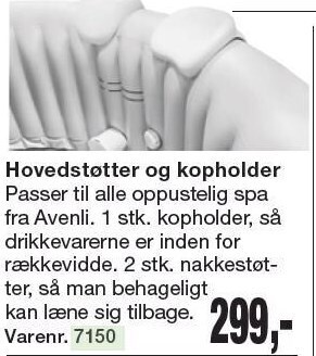 Harald Nyborg Hovedstøtter og kopholder tilbud