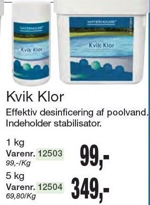 Harald Nyborg Kvik klor tilbud
