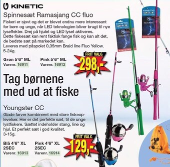 Harald Nyborg Kinetic spinnesæt ramasjang cc fluo eller youngster cc tilbud