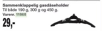 Harald Nyborg Sammenklappelig gasdåseholder tilbud