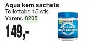 Harald Nyborg Aqua kem sachets tilbud