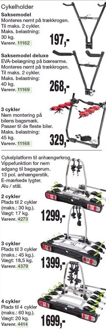 Harald Nyborg Cykelholder tilbud