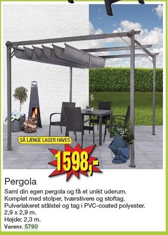 Harald Nyborg Pergola tilbud