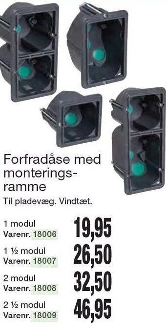 Harald Nyborg Forfradåse med monteringsramme tilbud