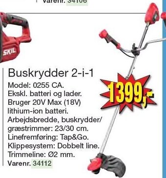 Harald Nyborg Buskrydder 2-i-1 tilbud