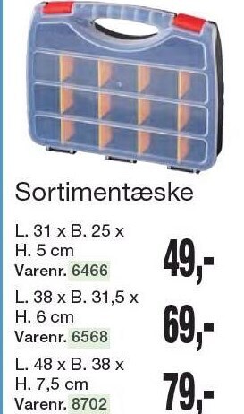 Harald Nyborg Sortimentæske tilbud