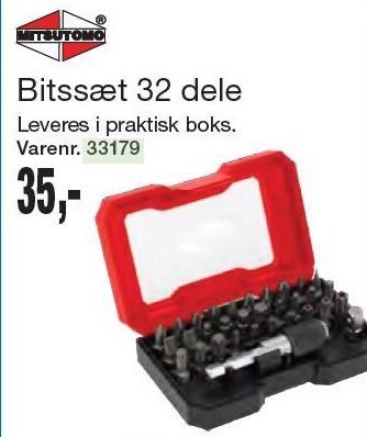 Harald Nyborg Bitssæt 32 dele tilbud